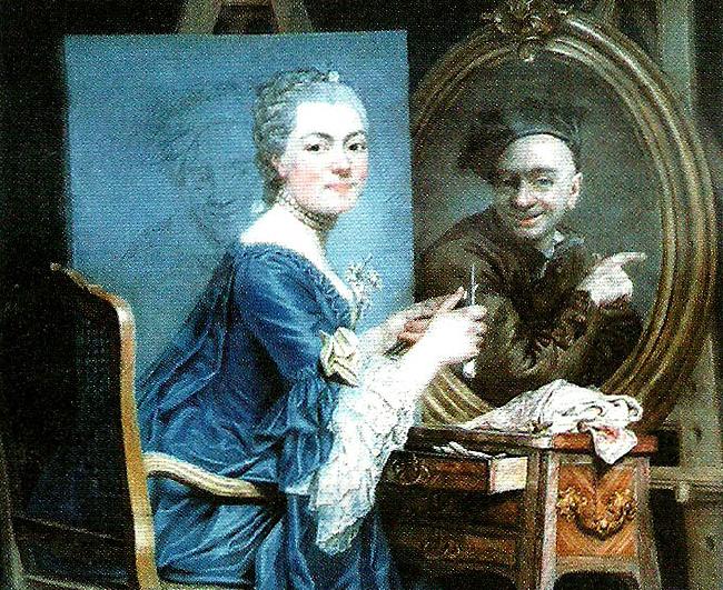 marie suzanne giroust roslin sjalvportratt med maurice quentin oil painting picture